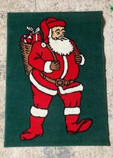 Father Christmas seasonal floor rug