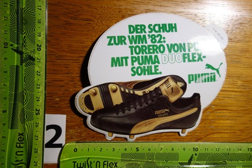 Old sticker sports shoes