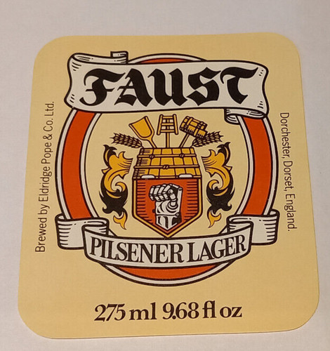 Eldridge pope faust pilsener - -,