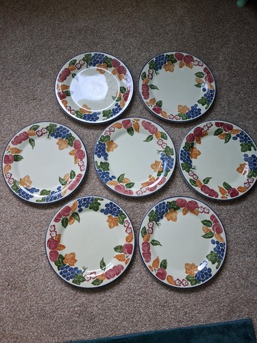Vintage dinner plates - 7, x