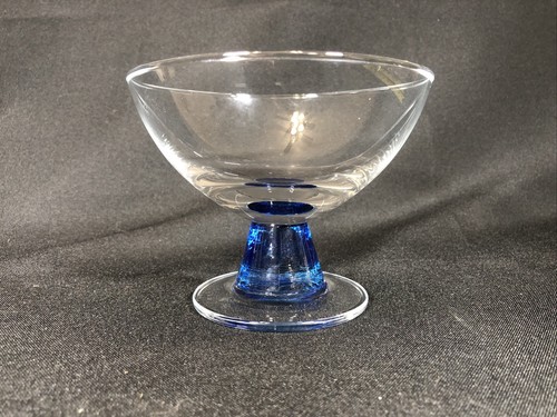Vintage blue pedestal candy - pedestal, or