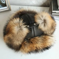 Winter Men's 100% Real Raccoon