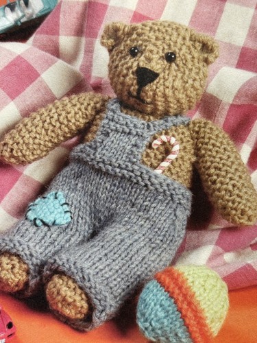 Gorgeous soft woollen teddy - soft,