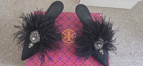 Tory burch black satin - tory,