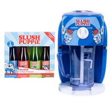 SLUSH PUPPiE Snow Cone Machine & Syrup 4-Pack Bundle. Slush Puppy. Slushy.