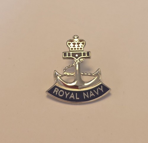 The royal navy badge - the,
