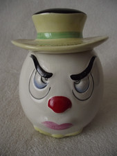 6" VINTAGE DENDAN WARE SWEAR JAR/MONEY BOX - TEMPER CHARGES - MADE IN ENGLAND