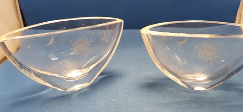Pair orrefors crystal - pair, of