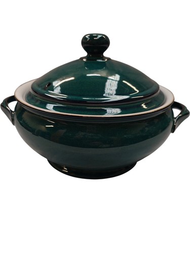 Denby soup tureen with - soup,
