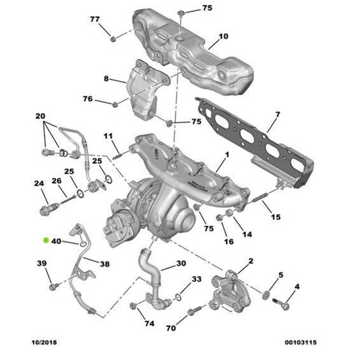 Genuine lubrication pipe - genuine,
