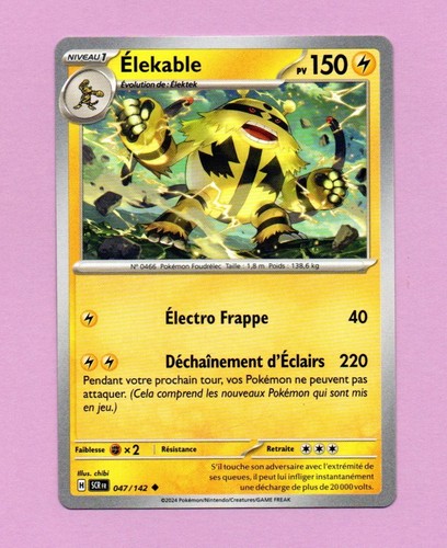 Pokémon 047 142 élekable - 047/142,