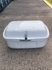 Large Vintage Retro Classic Rear Top Back Box Motorcycle Craven Rickman Type