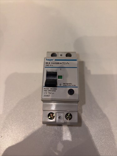 Hager 63a 230v rcd - 63a,