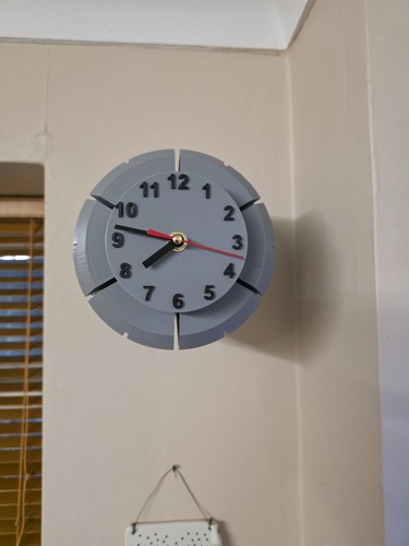 Printed wall clock - wall, er32