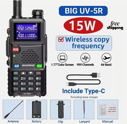 Baofeng 5rh max tri - max, power