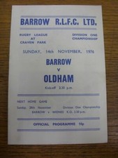 14/11/1976 Rugby League