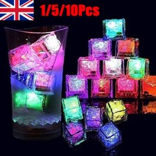 1-10 LED Ice Cubes Light Up
