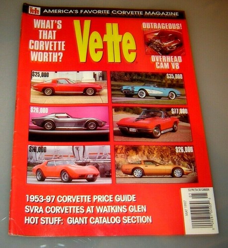 Vette magazine overhead cam - magazine, v8