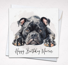 Personalised XL Bully Card |