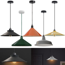 Modern Ceiling Pendant Light Industrial Metal Retro Hanging Light kitchen Shades