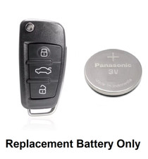 2x KEY FOB REMOTE BATTERY AUDI