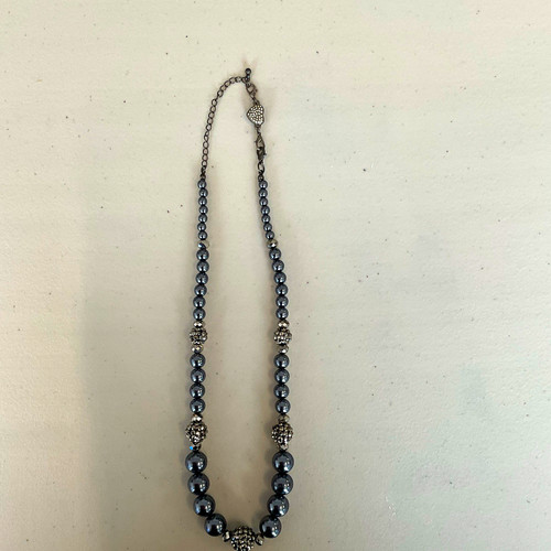 Gray simulated pearl - simulated,