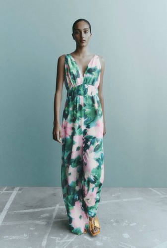 Zara floral wide leg - wide,