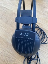 AKG K55 Black Lightweight Closed Back Over The Ear Stereo Headphones .