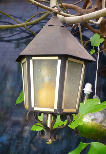 Vintage porch light - vintage, lantern