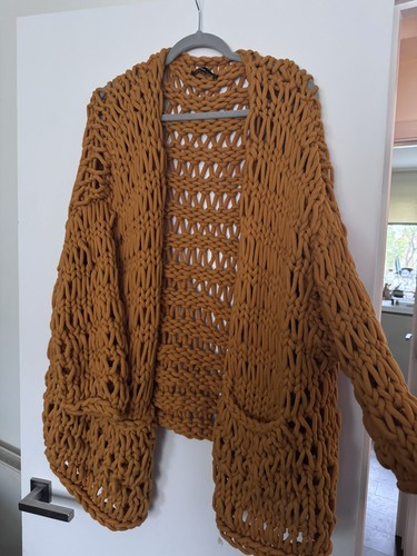 Zara yellow large loop chunky - yellow,