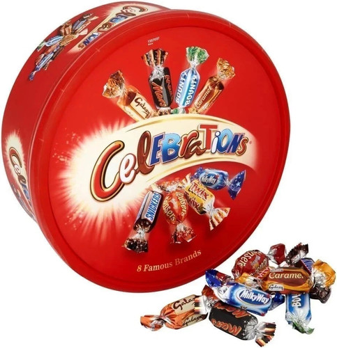 Chocolate tubs celebrations - chocolate,