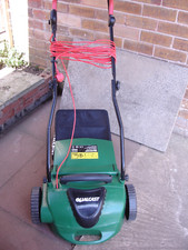 Qualcast 750w Electric Lawn Raker Model GLR 750. RETFORD, NOTTS. PICK UP ONLY.