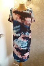 EASTEX blue print dress size 18