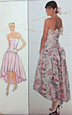 Vintage 1980s Simplicity 9011 Prom Party Occasion Dress Sewing Pattern B36" 92cm