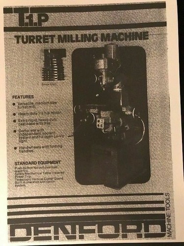 Denford t1p turret milling - denford,