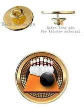 Ten Pin Bowling Lane (A) 26mm Metal Lapel Domed Pin Badge