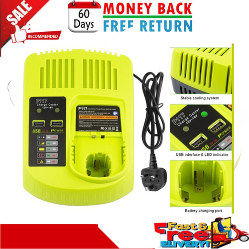 P117 18v fast charger for - 18v,