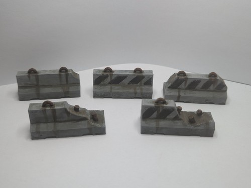 Concrete jersey barriers - jersey, x5