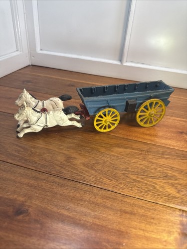 Cast iron horse - horse-drawn, farm