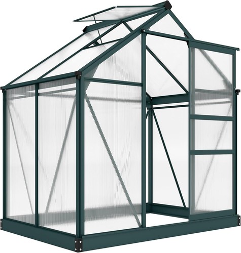 Outsunny 6x4ft polycarbonate - 6x4ft,