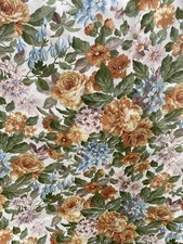 Vintage Floral Cotton Fabric