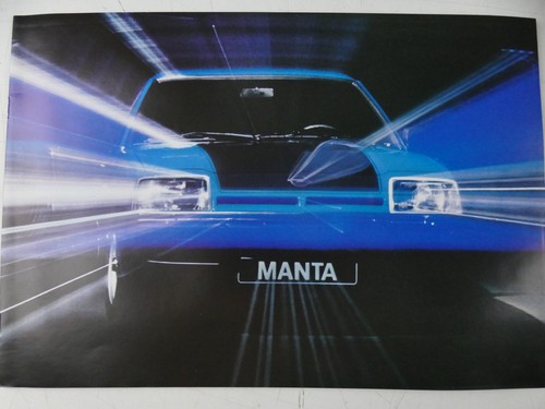 Opel manta 1975 catalogue - opel,