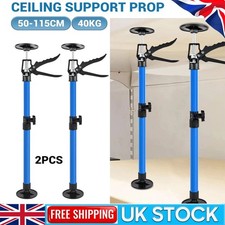 2X 50-115CM ADJUSTABLE DRYWALL PLASTERBOARD BUILDER CEILING SUPPORT EASY PROPS