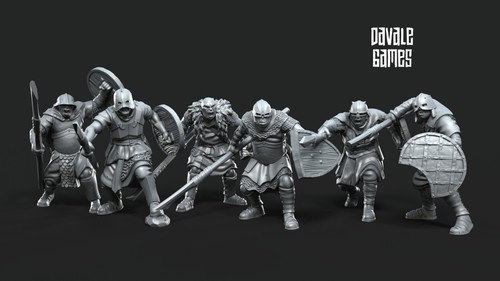 Morlok orks with spears - with,