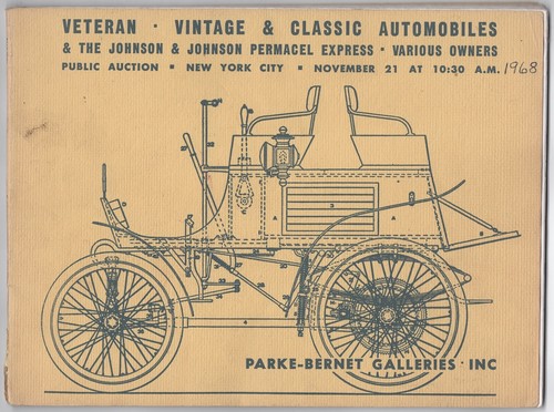 1968 parke bernet auction - parke-bernet,
