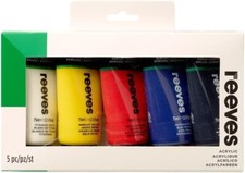 Reeves acrylic paint set - reeves,