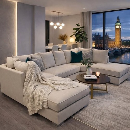 Shape sofa cinema l - shape,