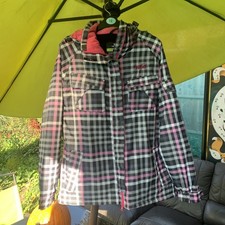 Trespass Women’s  Waterproof Hooded Hiking Walking   Jacket Size  14