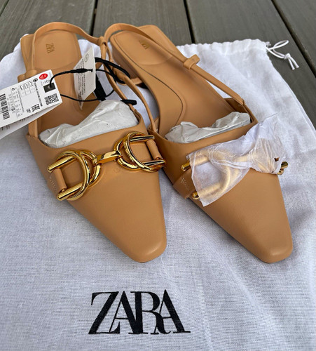 Zara beige pointed - zara,