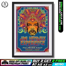 JIMI HENDRIX Wall Art Picture